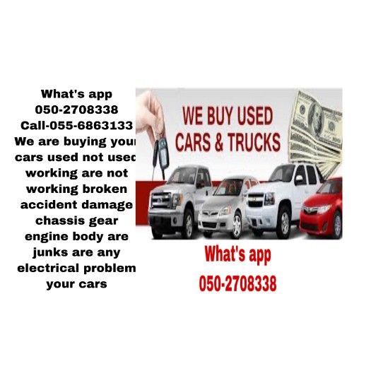 CARS AM BUYING USED NON RUNNING SCRAP DAMAGE JUNKS