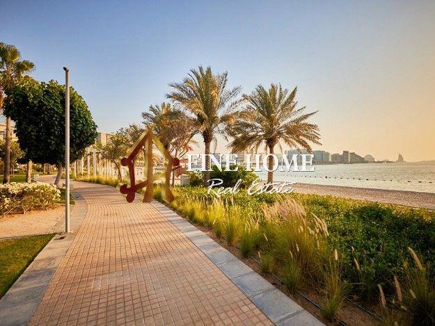 Luxury villa with sea view close to beach in Al Raha Beach