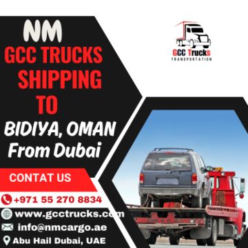GCC Trucks Transportation from Dubai
