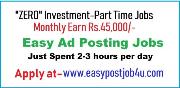 15000 Data Entry Jobs, Part Time Jobs for House Wives / Students / bac