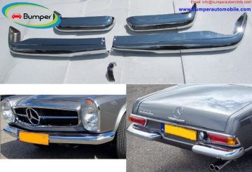 Mercedes Pagode W113 Bumpers (1963 -1971) by stainless steel
