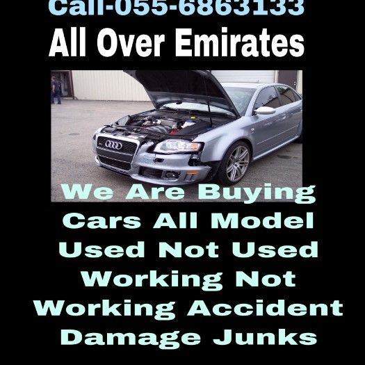 SELL CARS WE BUY 055 6863133 USED SCRAP DAMAGE ACCIDENT ALL MODEL