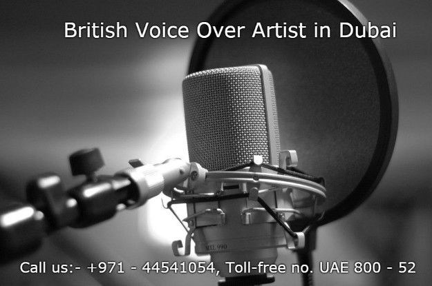 British Voice Over Artist in Dubai