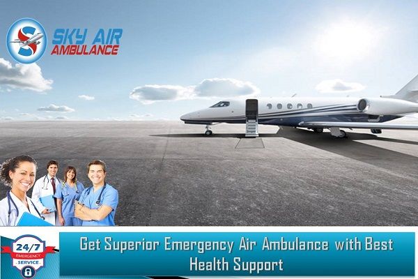 Avail Transcendent Emergency Air Ambulance Service in Pondicherry