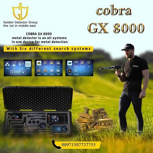 metal detector Cobra Gx 8000 6 system device
