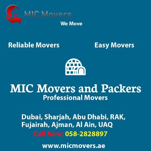 MIC Movers and Packers in Abu Dhabi 058 2828897