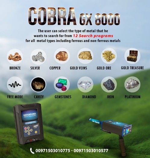 cobra gx 8000 gold detector 
