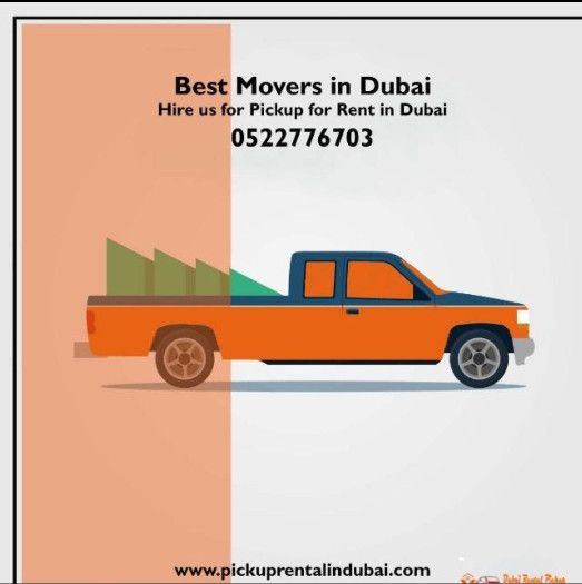 pickup for rent in damac hills 052 2776703 mr imran
