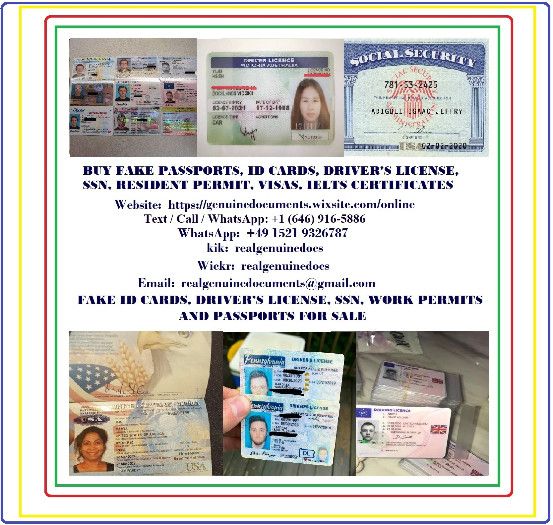 Buy fake passport online, fake ID, SSN, and driver License