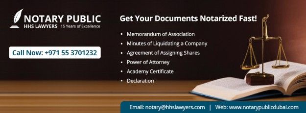 Get Your Documents Notarized Fast in UAE!
