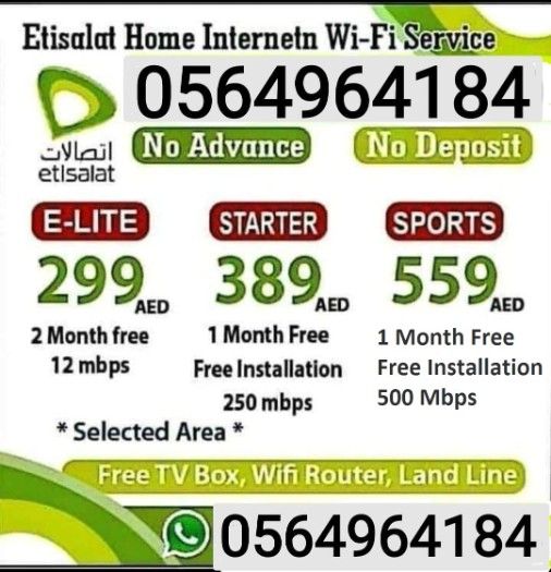 Etisalat home internet best plan&#039;s