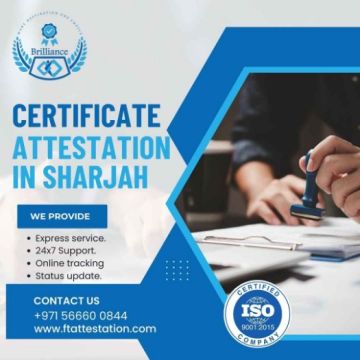 complete certificate attestation  process in sharjah