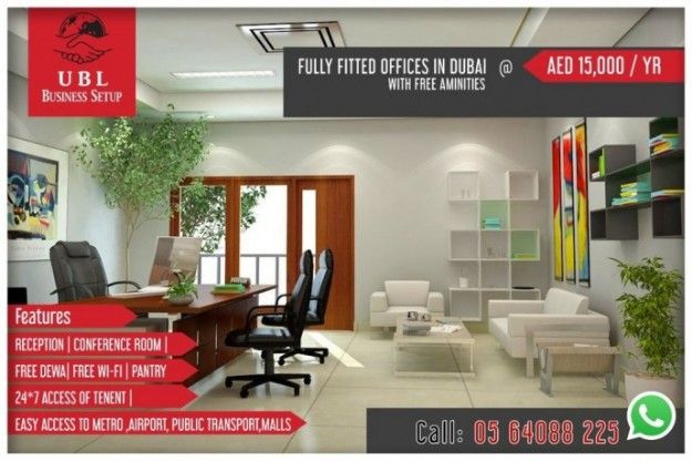 Fully Fitted Offices in Dubai