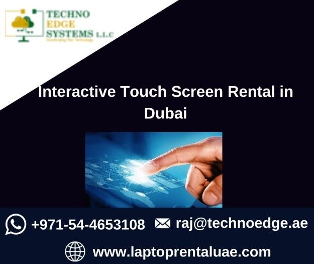 Best Interactive Touch Screen Rentals in Dubai