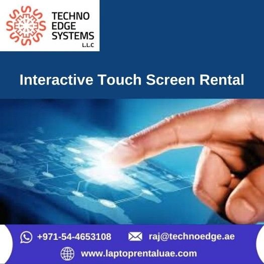 What are the Benefits of Interactive Touch Screen Rental?