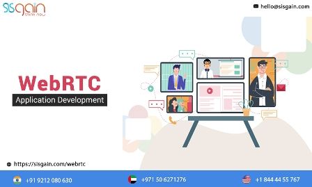 Best WebRTC application development provider in UAE | SISGAIN