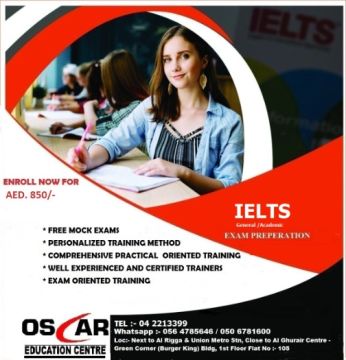 IELTS Training in Dubai Call 042213399