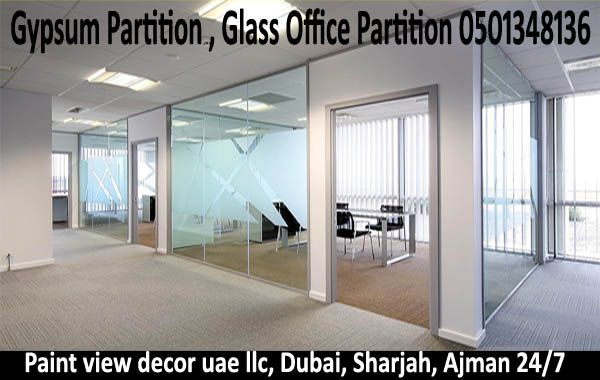 Gypsum Partition and Ceiling Works Company Ajman Sharjah UAE