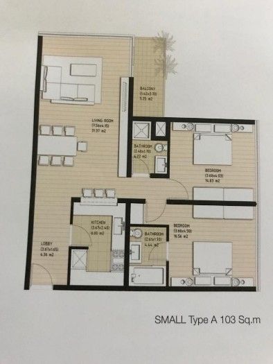 2bhk apartment for sale in skycourt,dubai,UAE