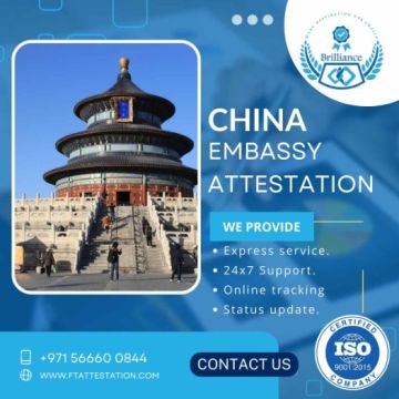 Affordable Attestation from China Embassy