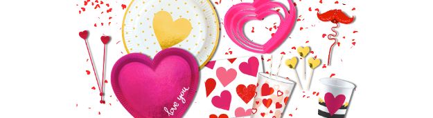 Valentine&#039;s Day Party Tableware
