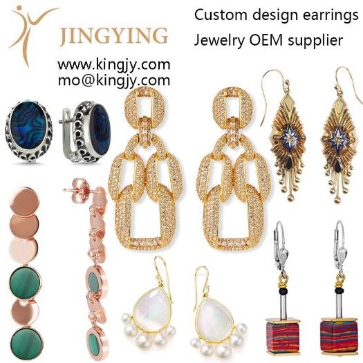 Custom ears zirconia 925 silver fine jewelry OEM supplier