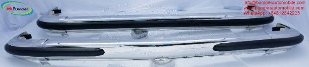 Mercedes W123 coupe bumper (1976–1985) by stainless steel