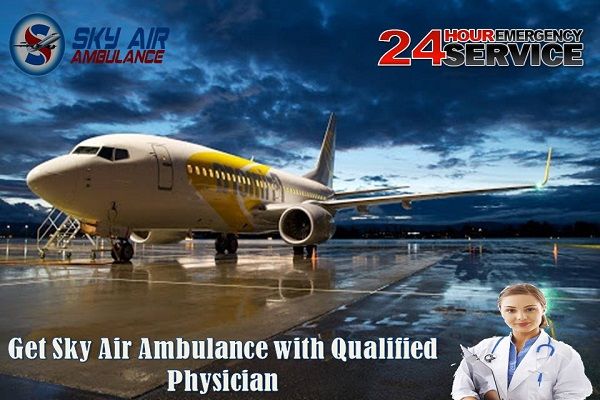 Utilize on rent Sky Air Ambulance Service in Agartala 