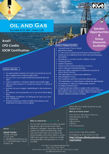 International Conference and Expo on Oil and Gas