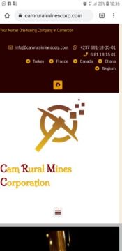 Gold bars for sale - Cam Rural Mines Corporation