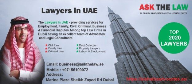 Lawyers in UAE - Family, Civil, Criminal, Property, Labour & Commercia