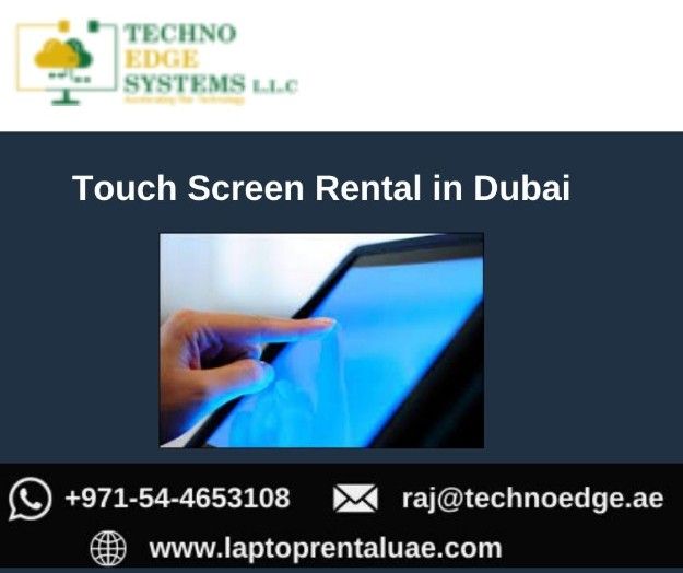 Renting Touch Screens for you Business in Dubai