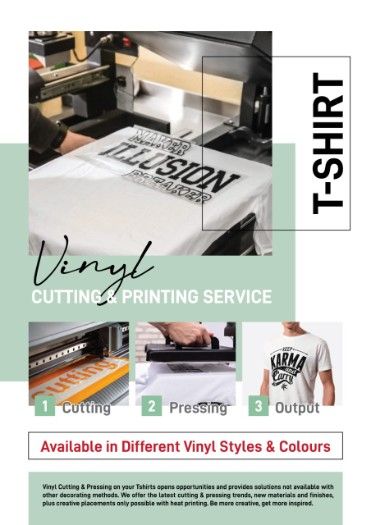 Vinyl Printing on T-Shirts