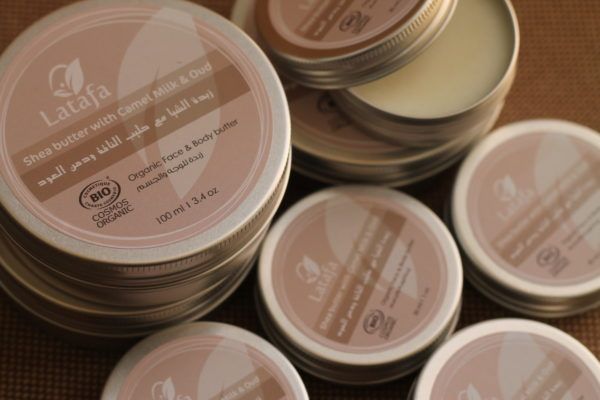 Pure Organic Shea Butter with Camel Milk by Latafa     