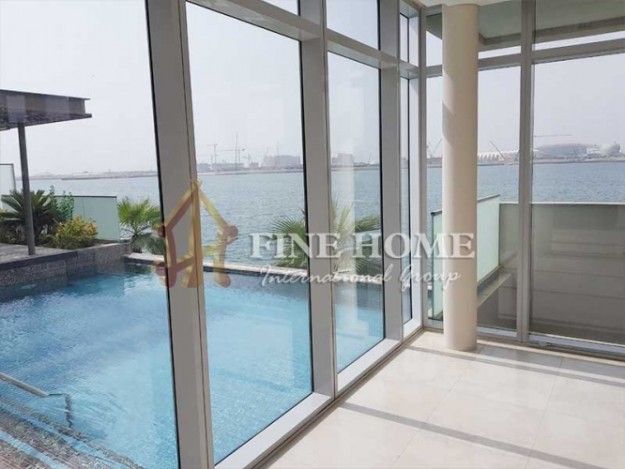 5BR Villa with Private Pool / Full sea View in Al Raha Beach