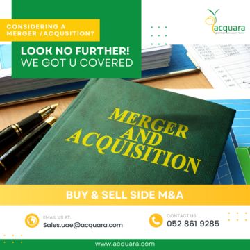 Merger and Acquisition Advisory Services in Dubai