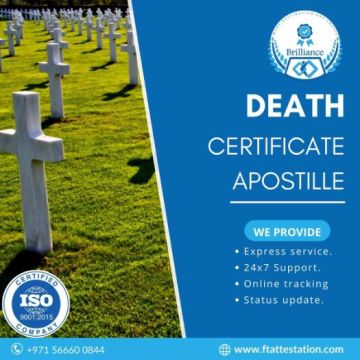 Professional Death Certificate Apostille Services in Dubai