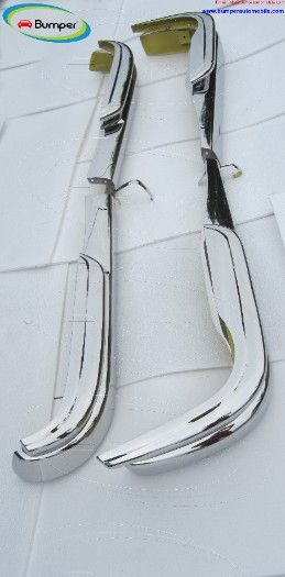 Mercedes W111 W112 Saloon bumpers (1959 - 1968) by stainless steel