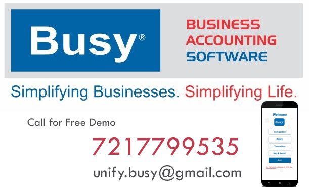 Busy Accounting Software Basic Edition