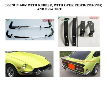 Datsun 240Z bumper with overrides and bracket (1969-1978) 