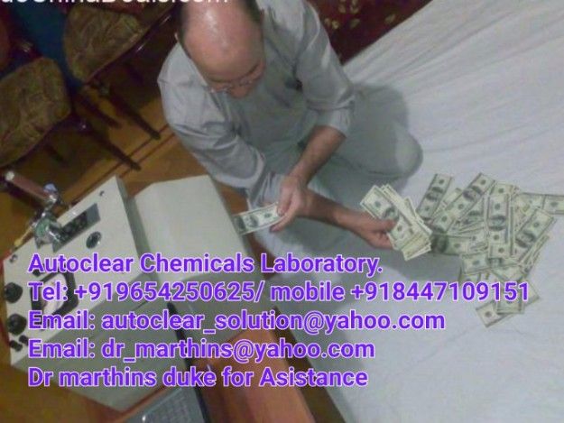 SSD CHEMICALS AUTOMATIC SOLUTION FOR CLEANING BLACK DOLLARS 