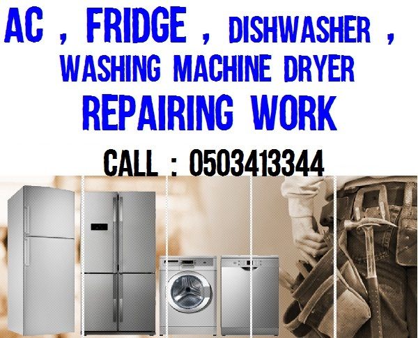 Fridge Dishwasher Washing Machine Repair Service in Dubai