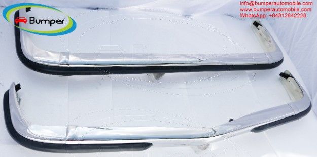 Mercedes W123 coupe bumper (1976–1985) by stainless steel