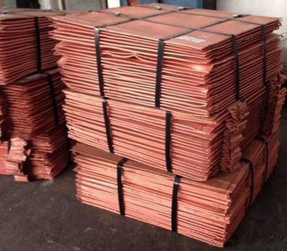 Pure Copper Cathodes 99.99%