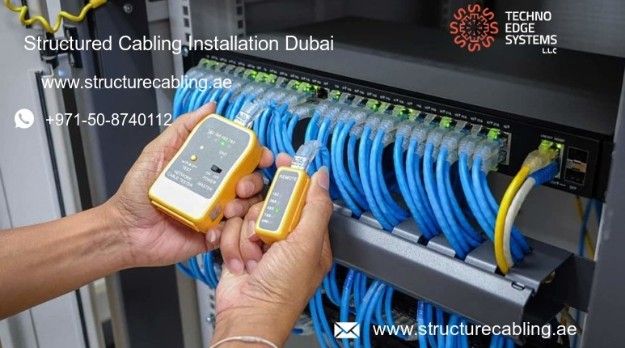 Call us +971-50-8740112 for Structured Cabling Installation Dubai