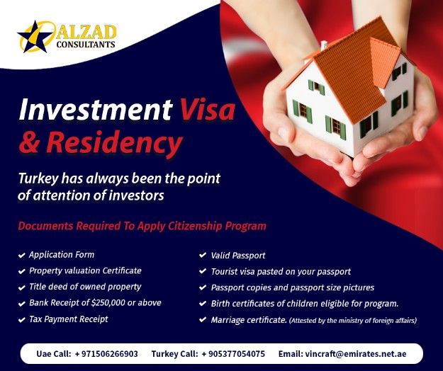 Investment Visa & Residency Turkey