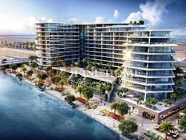 Full Sea View 1BR Apartment in Al Hadeel Tower - Al Raha Beach