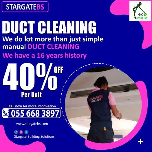 AC duct cleaning in Dubai and AC cleaning in Dubai-StargateBS