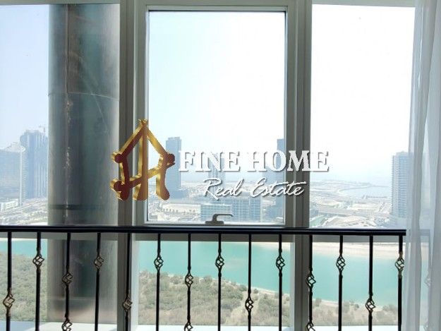 Huge 2BR+1BR Apartment with Sea & Pool View in Al Reem Island